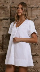 Keeva Mini Dress - White