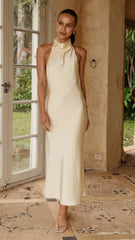 Rina Midi Dress - Yellow
