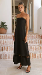 Caressa Maxi Dress - Black