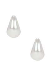 Celeste Pearl Hoop Earrings